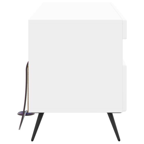 LED TV kabinet Bijela Konstruirano drvo - Bijela Cijena