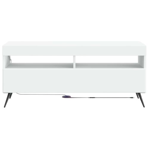 LED TV kabinet Bijela Konstruirano drvo - Bijela Cijena