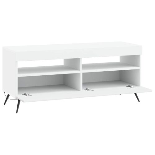 LED TV kabinet Bijela Konstruirano drvo - Bijela Cijena
