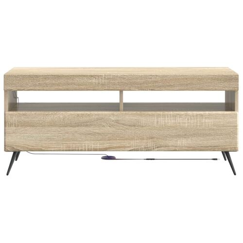LED TV kabinet Hrast sonoma Konstruirano drvo - Hrast sonoma Cijena