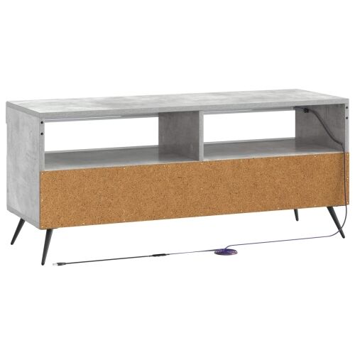 LED TV kabinet Betonska siva Konstruirano drvo - Betonska siva Cijena