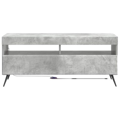 LED TV kabinet Betonska siva Konstruirano drvo - Betonska siva Cijena