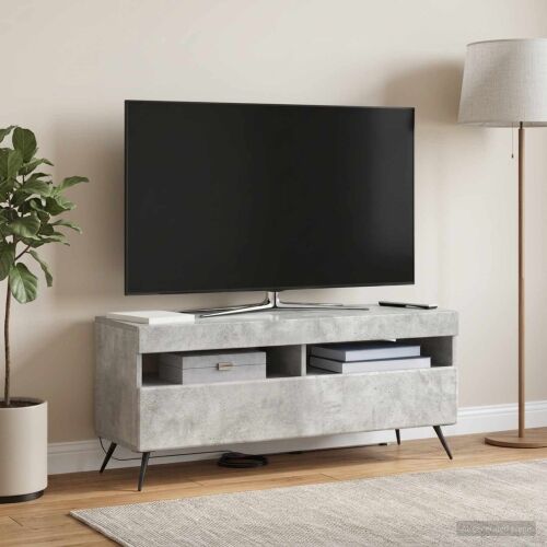 LED TV kabinet Betonska siva Konstruirano drvo - Betonska siva Cijena