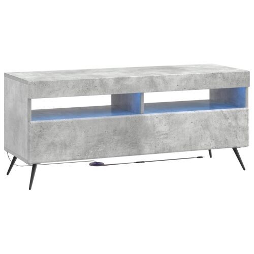 LED TV kabinet Betonska siva Konstruirano drvo - Betonska siva Cijena