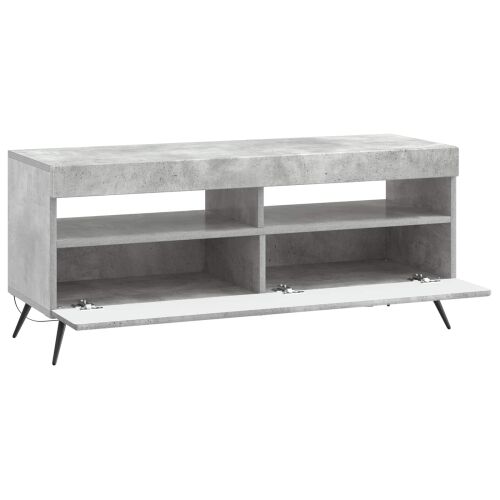LED TV kabinet Betonska siva Konstruirano drvo - Betonska siva Cijena