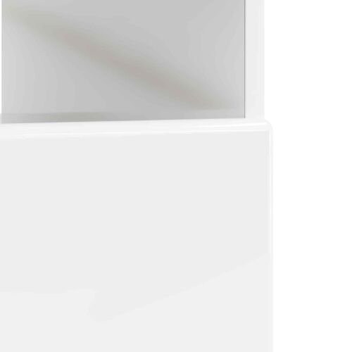 LED TV kabinet Bijela visokog sjaja Konstruirano drvo - Bijela visokog sjaja Cijena