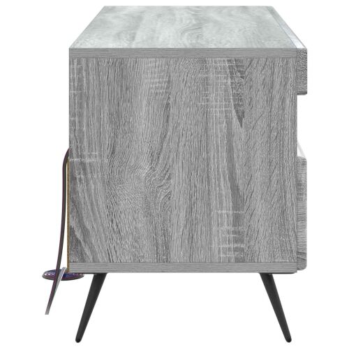 LED TV kabinet Siva Sonoma Konstruirano drvo - Siva Sonoma Cijena