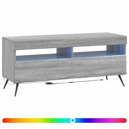 LED TV kabinet Siva Sonoma Konstruirano drvo - Siva Sonoma Cijena