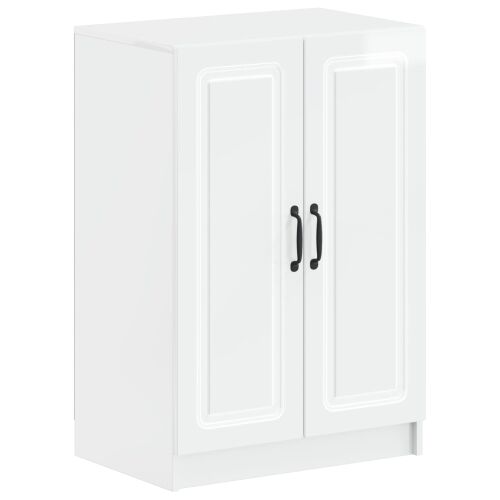 Ormar za cipele UTRECHT 59,5 x 39,5 x 87 cm Konstruirano drvo - Bijela visokog sjaja Cijena
