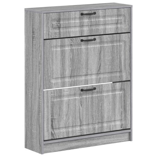 Ormar za cipele UTRECHT 78 x 24 x 100 cm Konstruirano drvo - Siva Sonoma Cijena