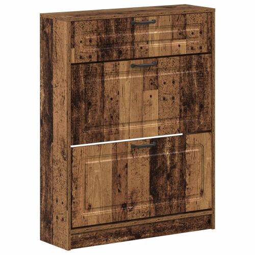 Ormar za cipele UTRECHT 78 x 24 x 100 cm Konstruirano drvo - Staro drvo Cijena