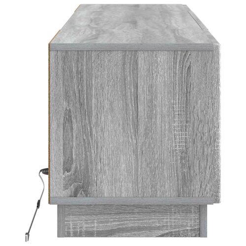 LED TV kabinet Siva Sonoma Konstruirano drvo - Siva Sonoma Cijena