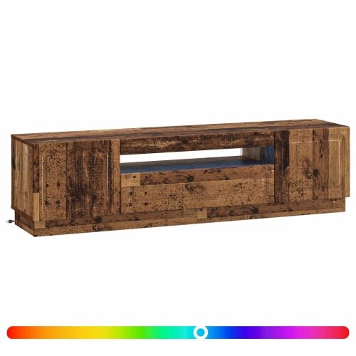 LED TV kabinet Staro drvo Konstruirano drvo - Staro drvo Cijena
