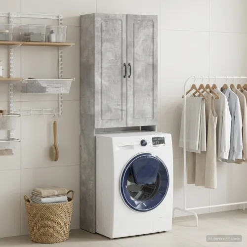 Kabinetska WC UTRECHT Betonska siva 66 x 25,5 x 190 cm - Betonska siva Cijena