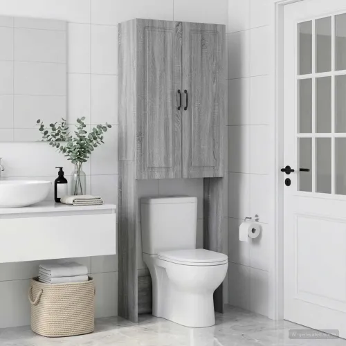 Kabinetska WC UTRECHT Siva Sonoma 66 x 25,5 x 190 cm - Siva Sonoma Cijena