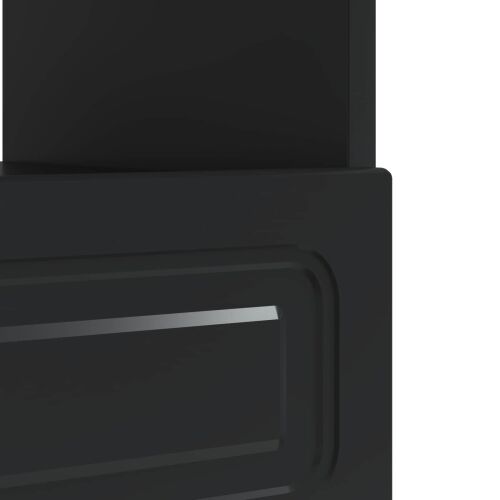 LED TV kabinet Crna Konstruirano drvo - Crna Cijena