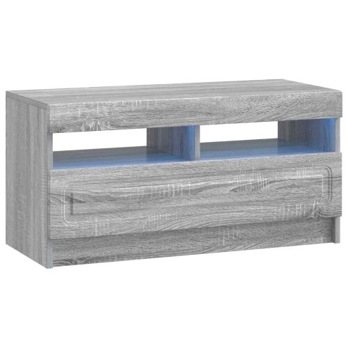 LED TV kabinet Siva Sonoma Konstruirano drvo - Siva Sonoma Cijena