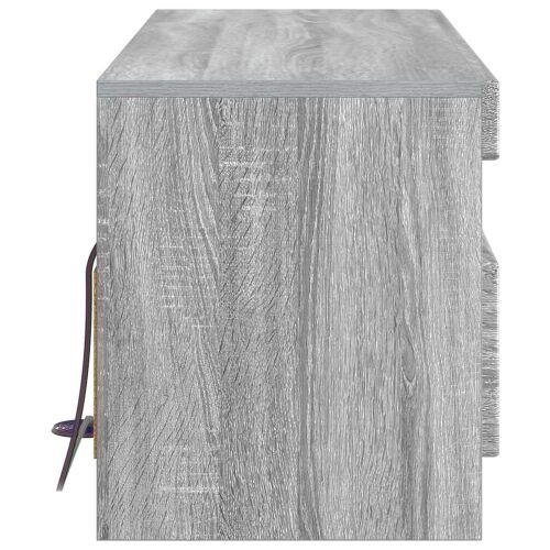LED TV kabinet Siva Sonoma Konstruirano drvo - Siva Sonoma Cijena