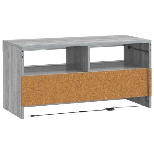 LED TV kabinet Siva Sonoma Konstruirano drvo - Siva Sonoma Cijena