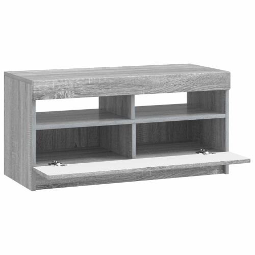 LED TV kabinet Siva Sonoma Konstruirano drvo - Siva Sonoma Cijena