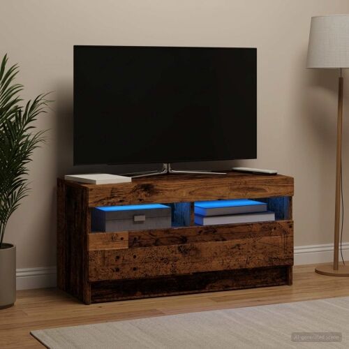 LED TV kabinet Staro drvo Konstruirano drvo - Staro drvo Cijena