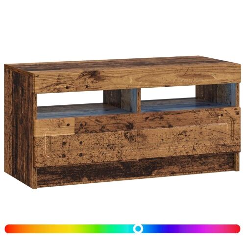 LED TV kabinet Staro drvo Konstruirano drvo - Staro drvo Cijena