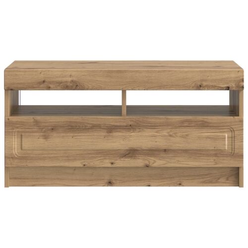 LED TV kabinet Hrast artisan Konstruirano drvo - Hrast artisan Cijena