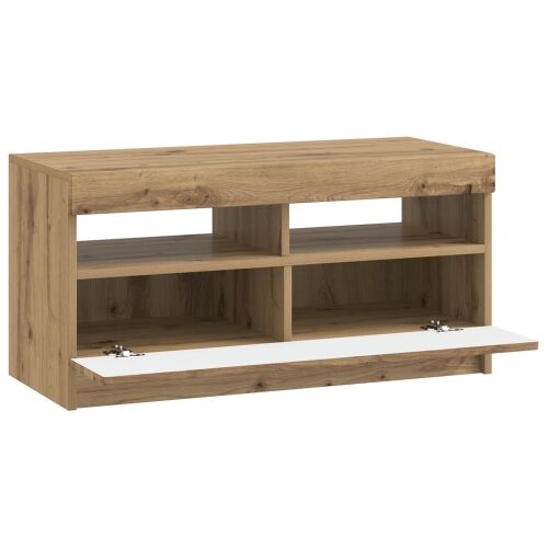 LED TV kabinet Hrast artisan Konstruirano drvo - Hrast artisan Cijena