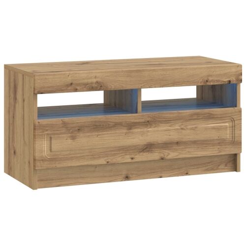 LED TV kabinet Hrast artisan Konstruirano drvo - Hrast artisan Cijena