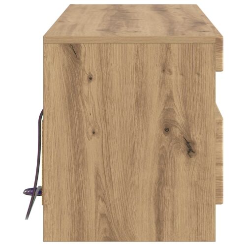 LED TV kabinet Hrast artisan Konstruirano drvo - Hrast artisan Cijena