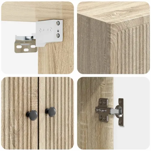 Ormar za montažu na zid Hrast sonoma 66 x 34,5 x 90 cm - Hrast sonoma 66 x 34,5 x 90 cm Cijena