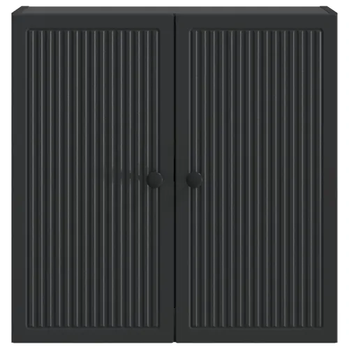 Ormar za montažu na zid Crna 59 x 31 x 60 cm Konstruirano drvo - Crna 59 x 31 x 60 cm Cijena