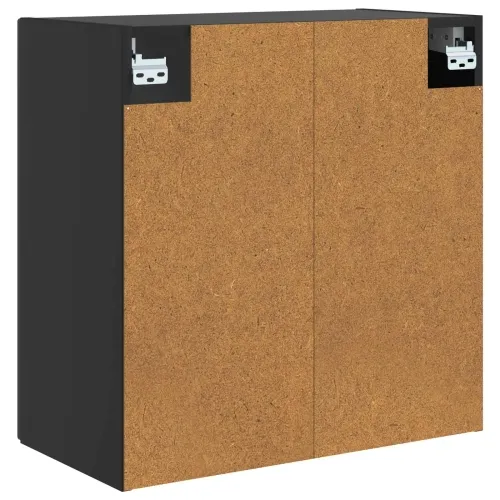 Ormar za montažu na zid Crna 59 x 31 x 60 cm Konstruirano drvo - Crna 59 x 31 x 60 cm Cijena