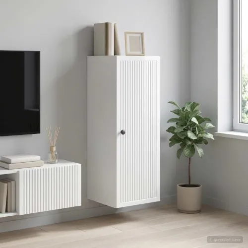Ormar za montažu na zid Bijela visokog sjaja 33 x 34,5 x 90 cm - Bijela visokog sjaja 33 x 34,5 x 90 cm Cijena