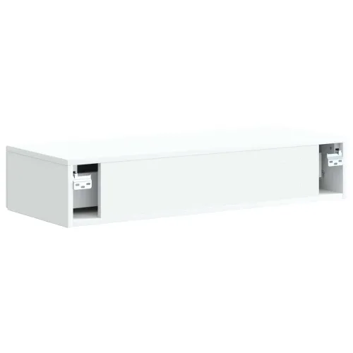 Stolna montirana na zid Bijela 87,5 x 34,5 x 17 cm - Bijela 87,5 x 34,5 x 17 cm Cijena