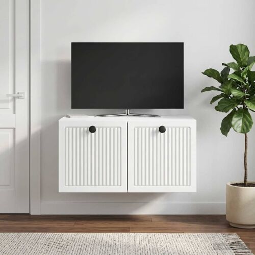 TV ormar za zid Bijela 59,5 x 41 x 30 cm Konstruirano drvo - Bijela 59,5 x 41 x 30 cm Cijena