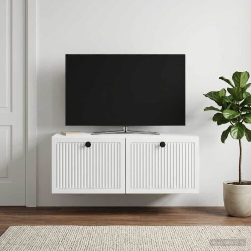 TV ormar za zid Bijela 78,5 x 41 x 30 cm Konstruirano drvo - Bijela 78,5 x 41 x 30 cm Cijena