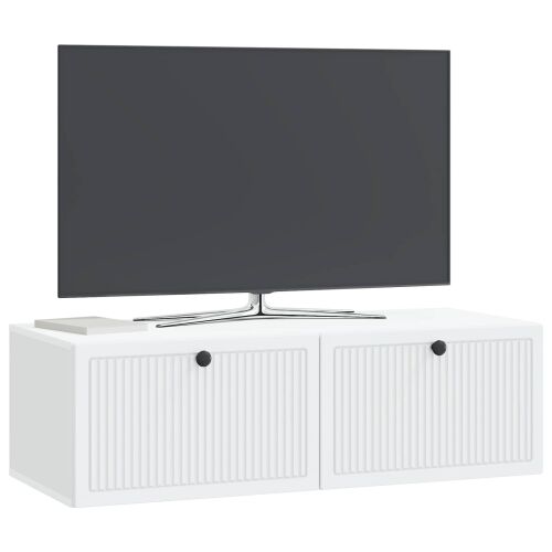 TV ormar za zid Zidne Bijela 98 x 41 x 30 cm Konstruirano drvo - Bijela 98 x 41 x 30 cm Cijena
