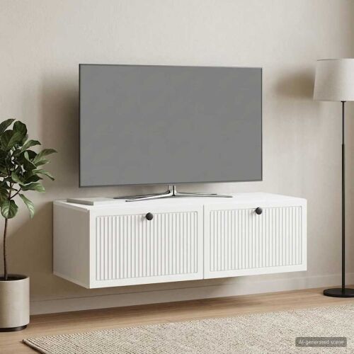 TV ormar za zid Zidne Bijela 98 x 41 x 30 cm Konstruirano drvo - Bijela 98 x 41 x 30 cm Cijena