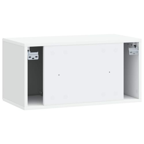 TV ormar za zid Bijela 59,5 x 31 x 30 cm Konstruirano drvo - Bijela 59,5 x 31 x 30 cm Cijena