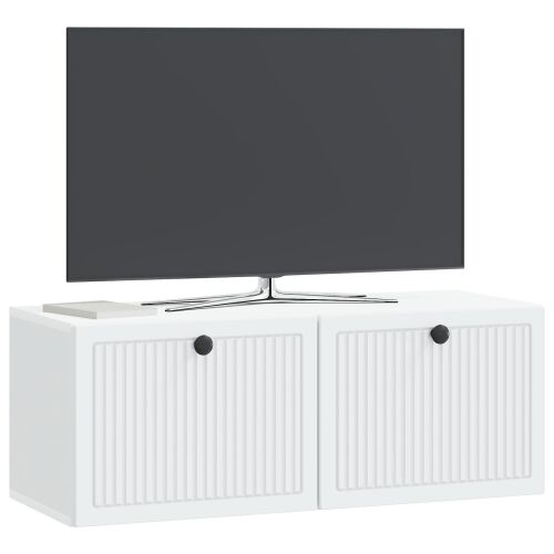 TV ormar za zid Bijela 78,5 x 31 x 30 cm Konstruirano drvo - Bijela 78,5 x 31 x 30 cm Cijena