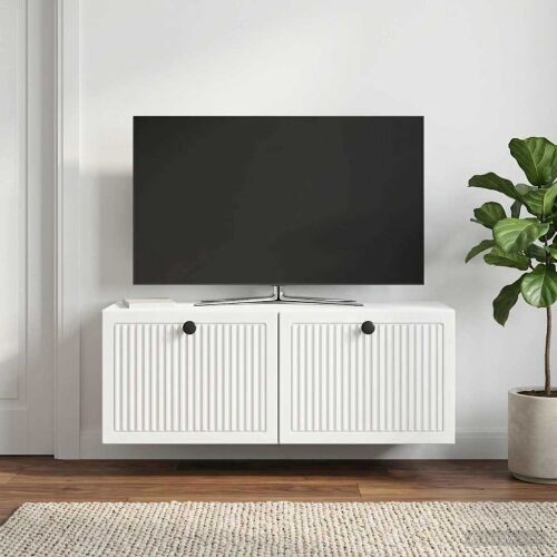 TV ormar za zid Bijela 78,5 x 31 x 30 cm Konstruirano drvo - Bijela 78,5 x 31 x 30 cm Cijena