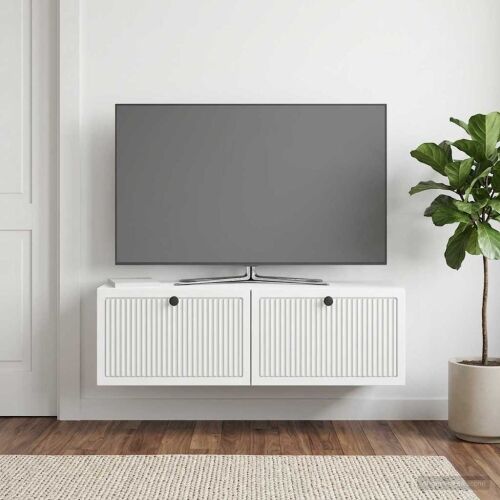 TV ormar za zid Zidne Bijela 98 x 31 x 30 cm Konstruirano drvo - Bijela 98 x 31 x 30 cm Cijena
