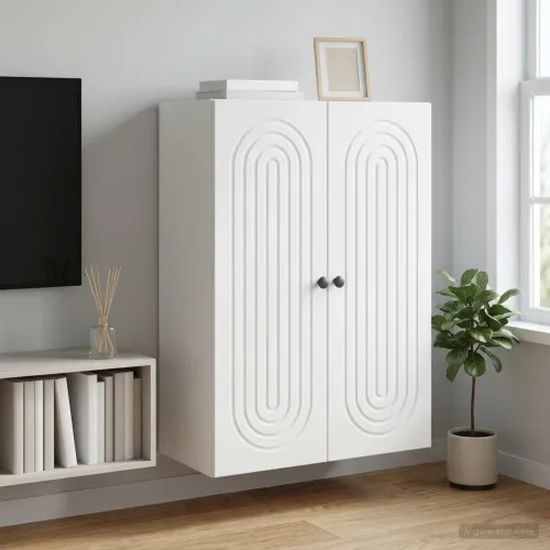 Ormar za montažu na zid Bijela 66 x 34,5 x 90 cm - Bijela 66 x 34,5 x 90 cm Cijena