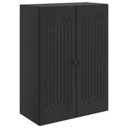 Ormar za montažu na zid Crna 66 x 34,5 x 90 cm - Crna 66 x 34,5 x 90 cm Cijena