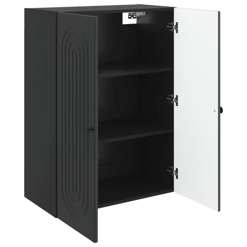 Ormar za montažu na zid Crna 66 x 34,5 x 90 cm - Crna 66 x 34,5 x 90 cm Cijena