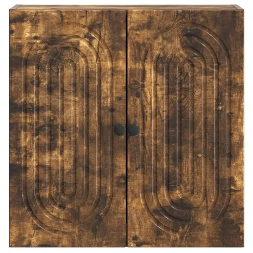 Ormar za montažu na zid 59 x 31 x 60 cm Konstruirano drvo - Dimljeni hrast 59 x 31 x 60 cm Cijena