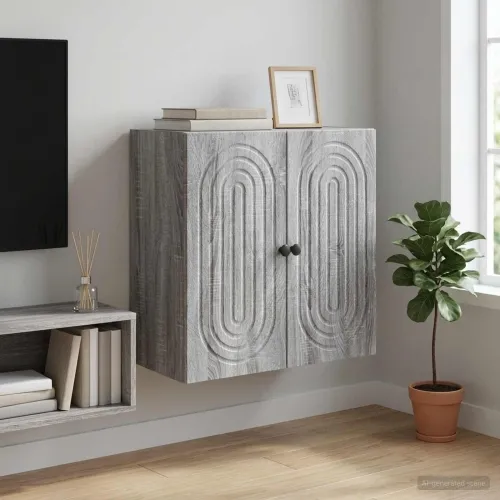Ormar za montažu na zid Siva Sonoma 59 x 31 x 60 cm - Siva Sonoma 59 x 31 x 60 cm Cijena