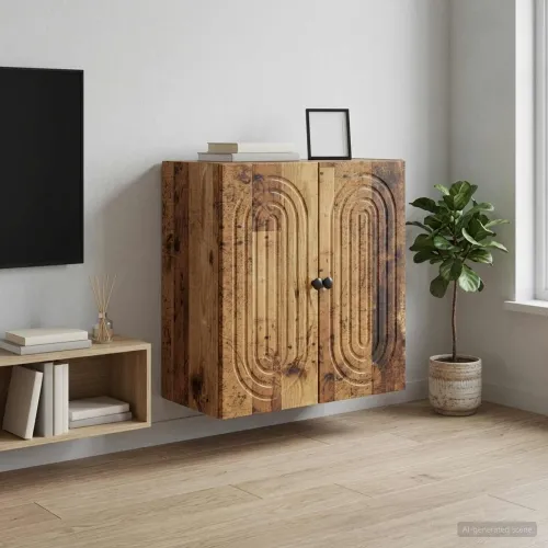 Ormar za montažu na zid Staro drvo 59 x 31 x 60 cm - Staro drvo 59 x 31 x 60 cm Cijena