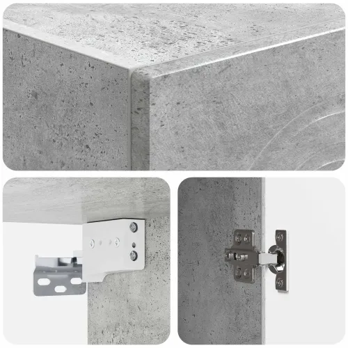 Ormar za montažu na zid Betonska siva 33 x 34,5 x 90 cm - Betonska siva 33 x 34,5 x 90 cm Cijena
